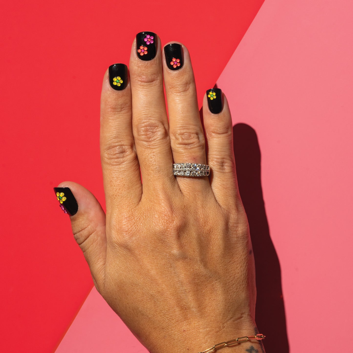 Black Press on Nails TFI