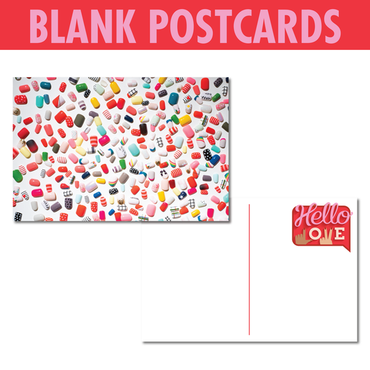Blank Hello Love Postcards