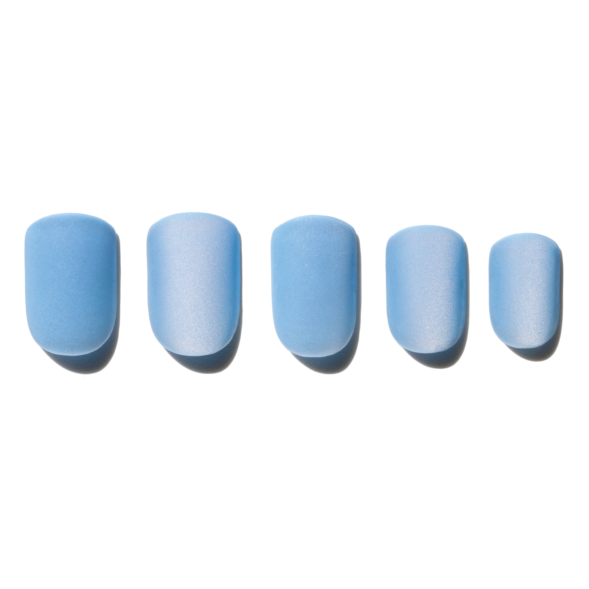 Blue Press on Nail QAE