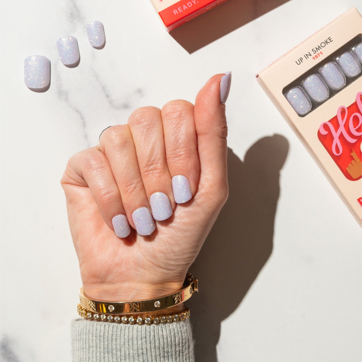 Light Purple Press on Nail UPS