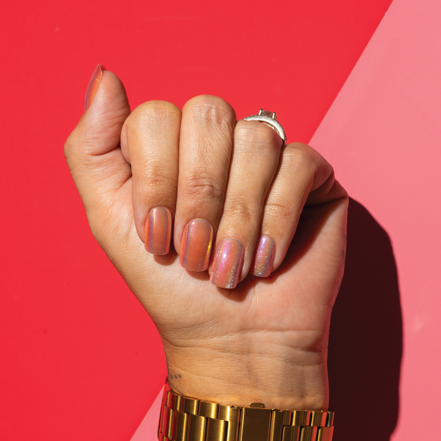 Medium Length Pink Press-On Nails SSN-MS