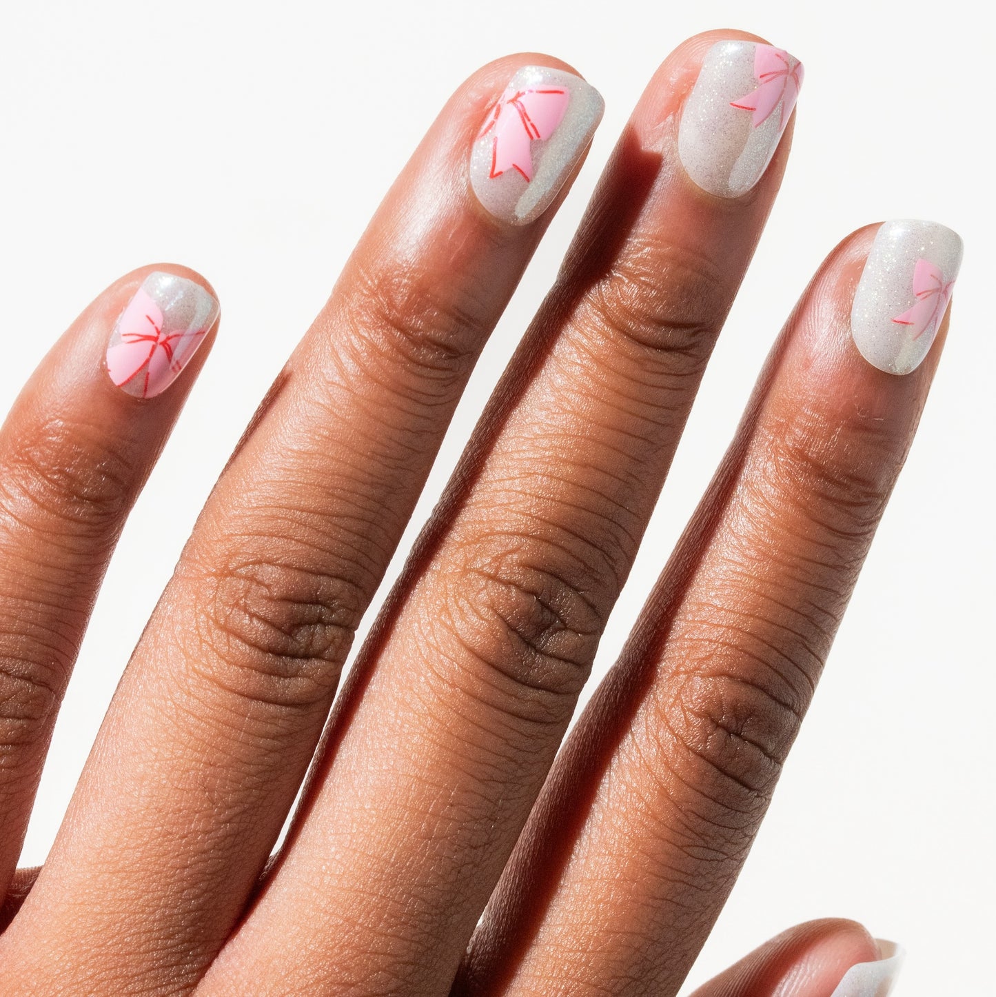 Preppy Bow Press On Nails ISN