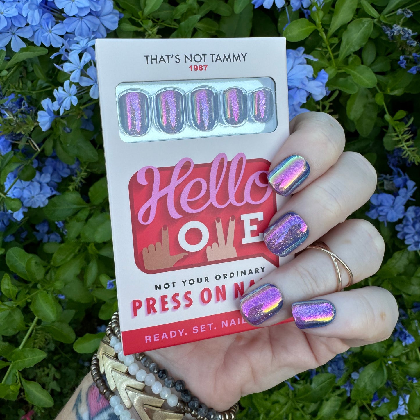 Purple Press-On Nails | Short | Square TNT