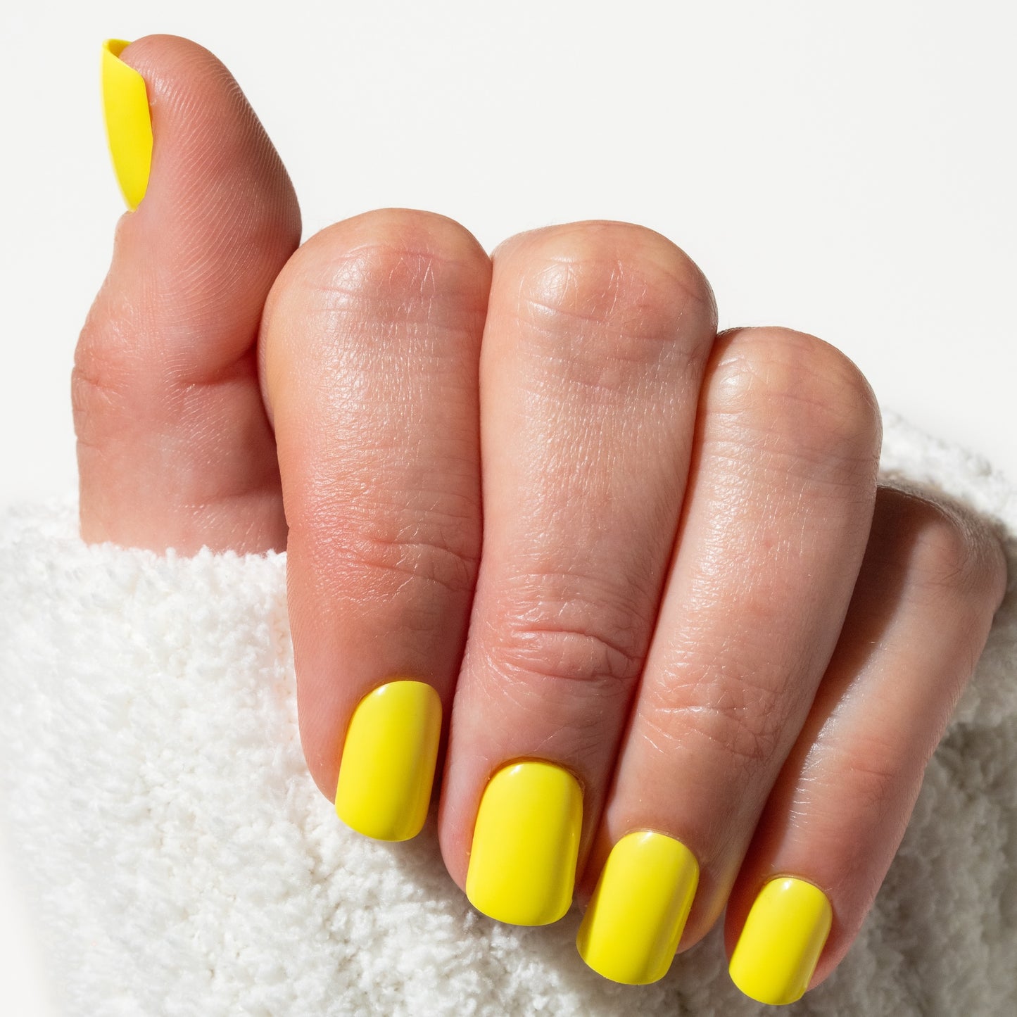 Yellow Press-On Nails | Short | Square CTB