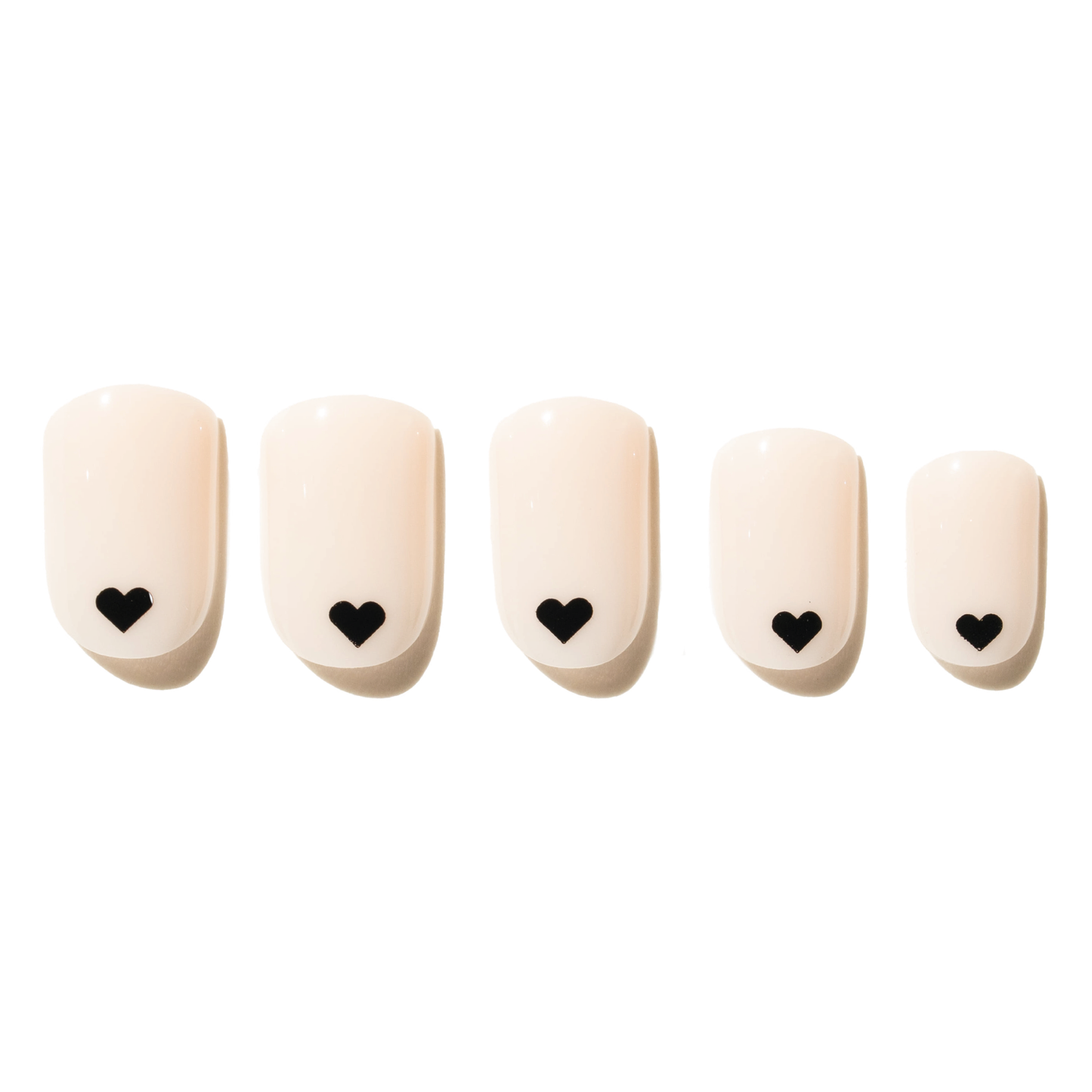 heart press on nails MMM