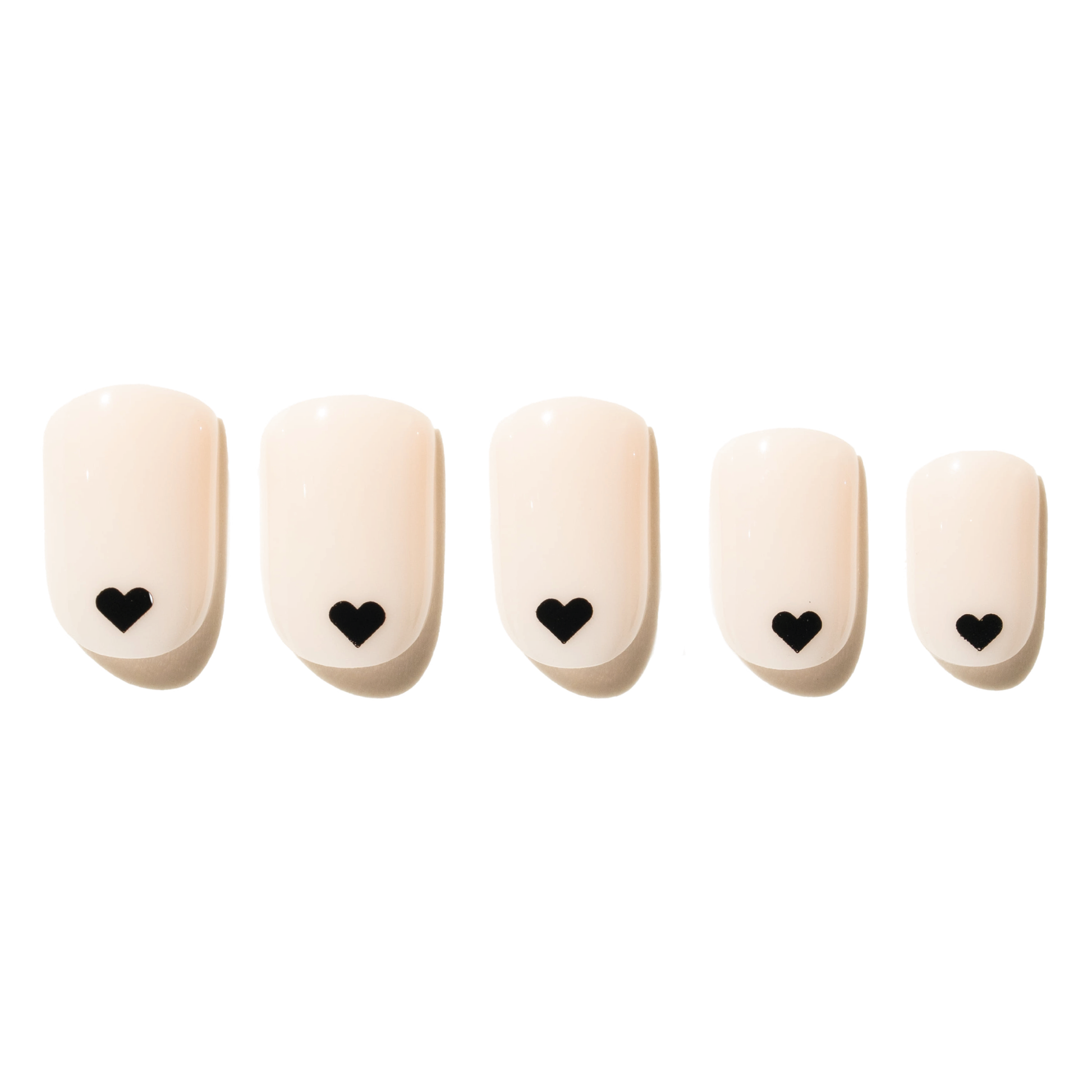 heart press on nails MMM