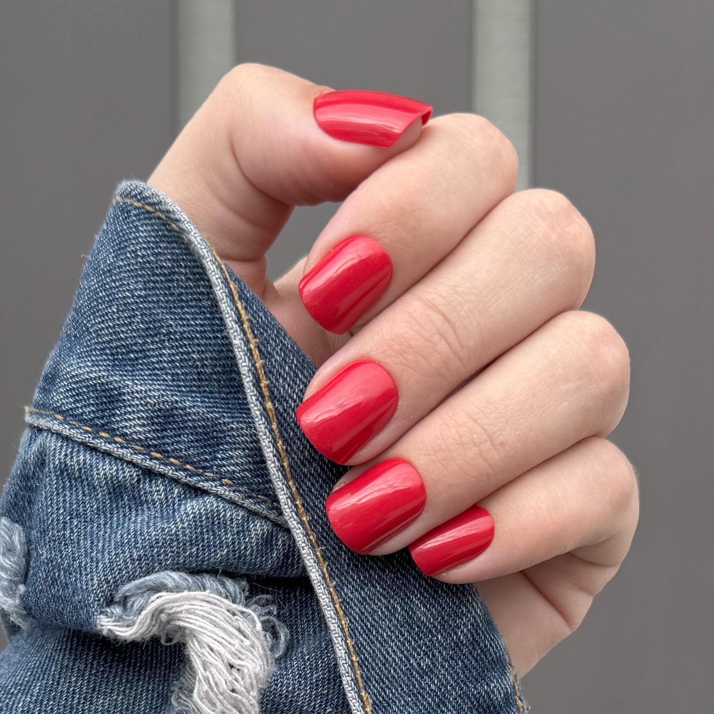 red press on nail short NSC