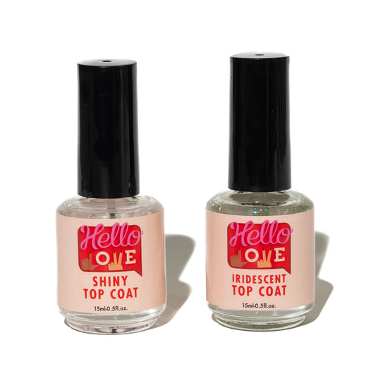 shiny top coat iridescent top coat bundle