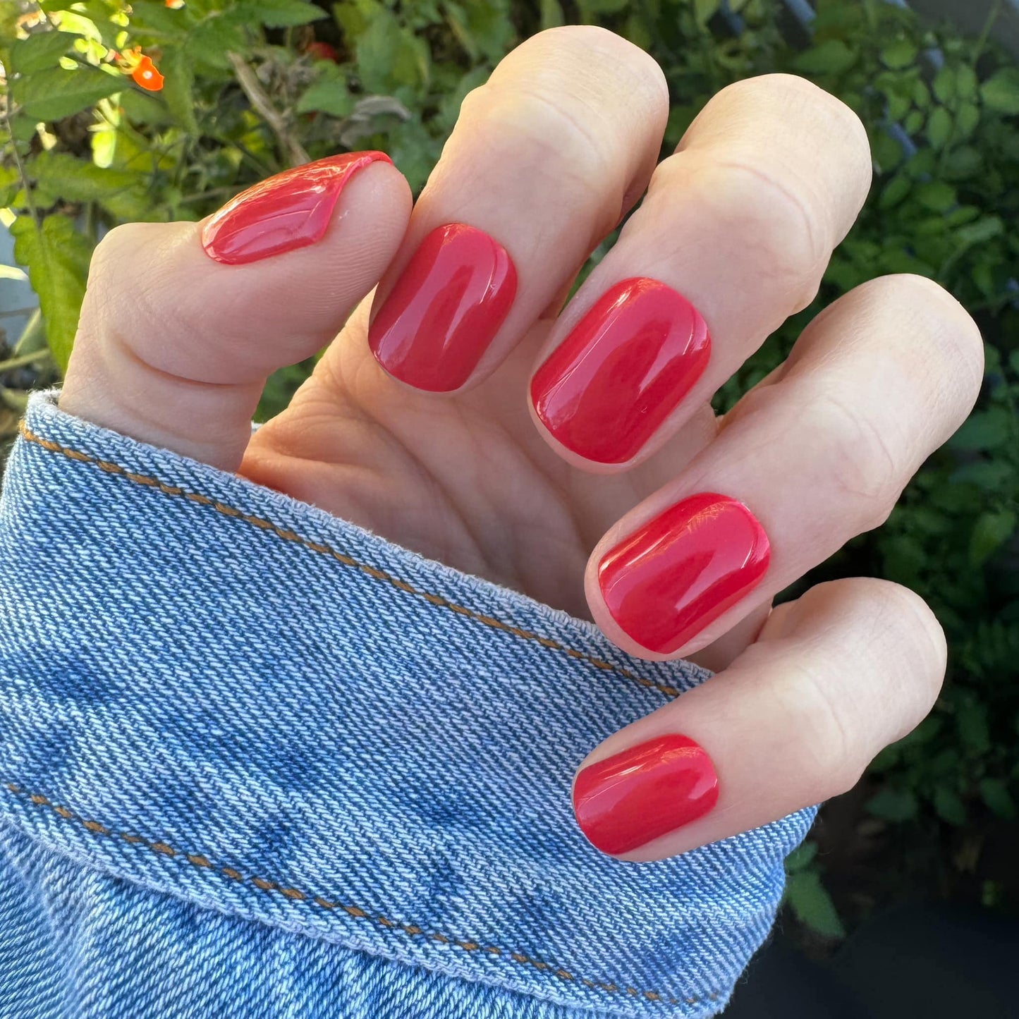 short red press on nails NSC