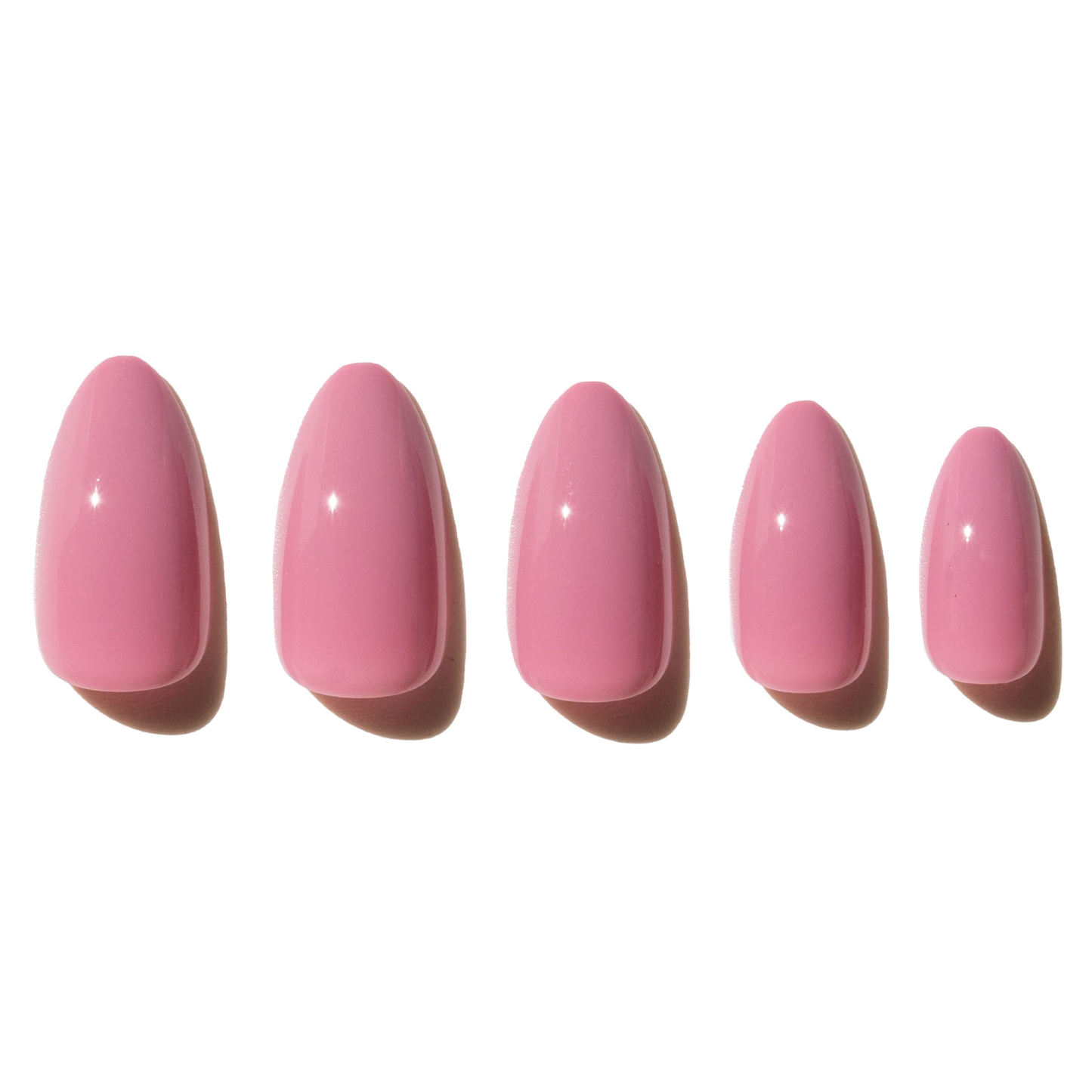 tango pink almond press on nails GGF-A