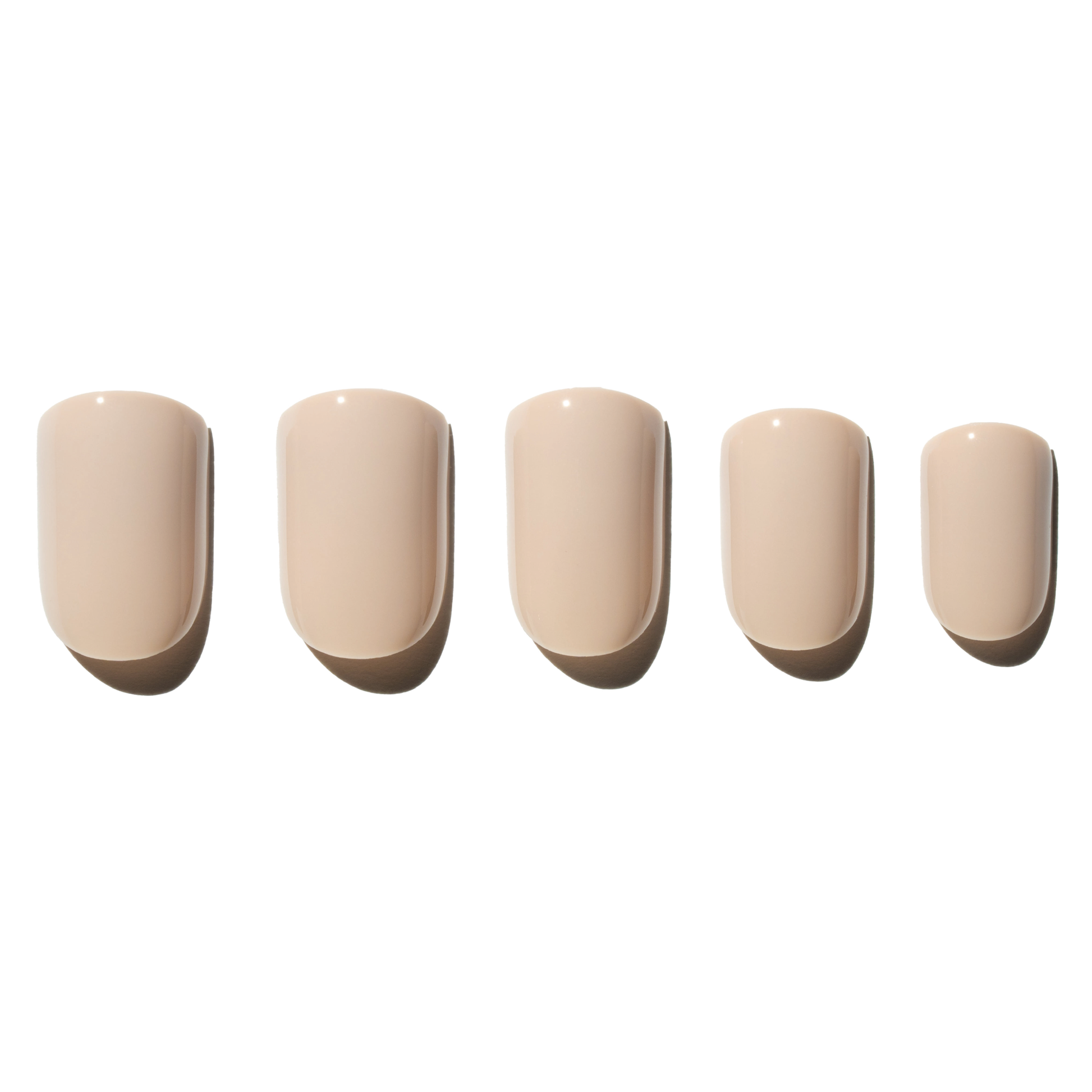 Beige Stick On Nail BMI