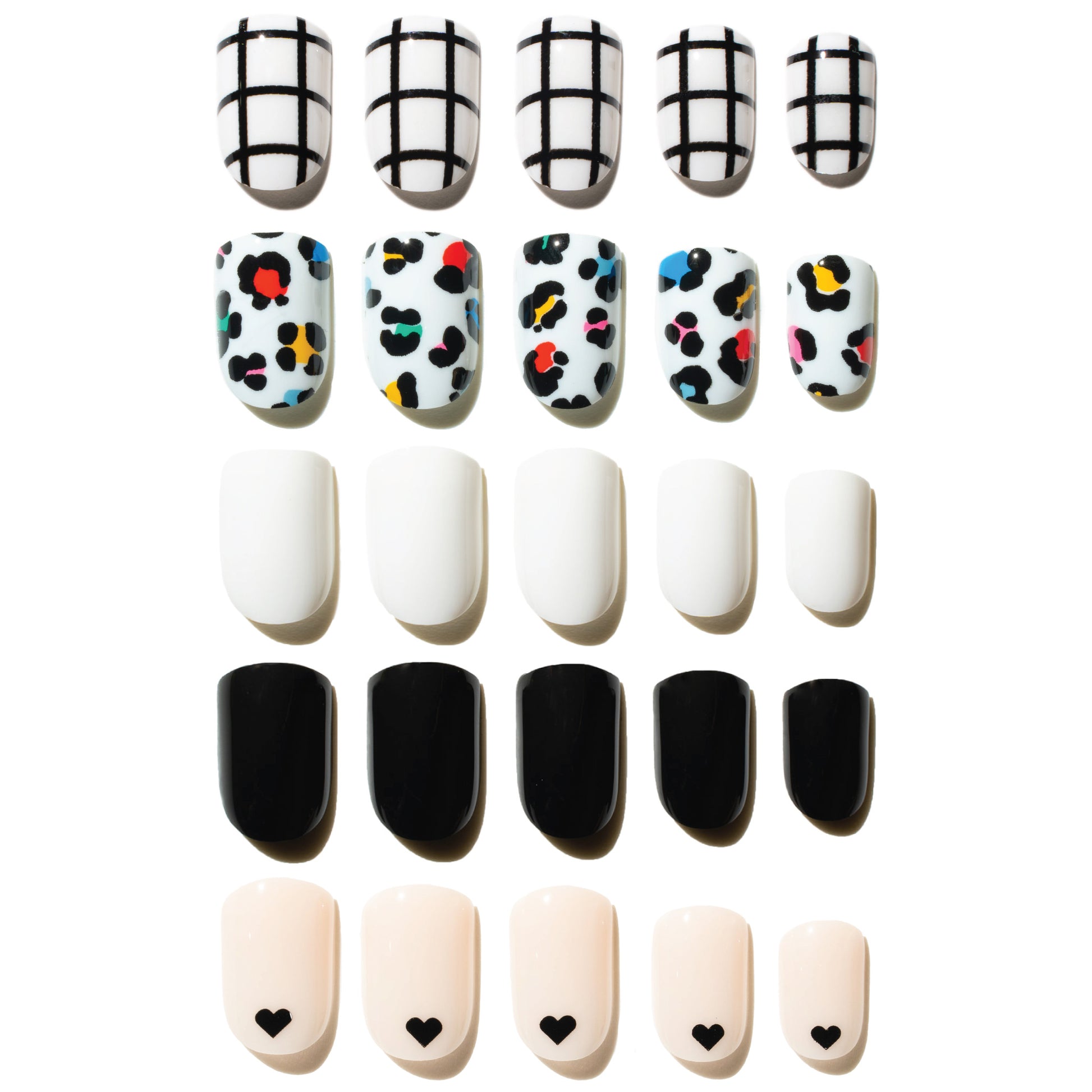 Black and White Bundle | Salon Quality, Long Lasting Press On Nails