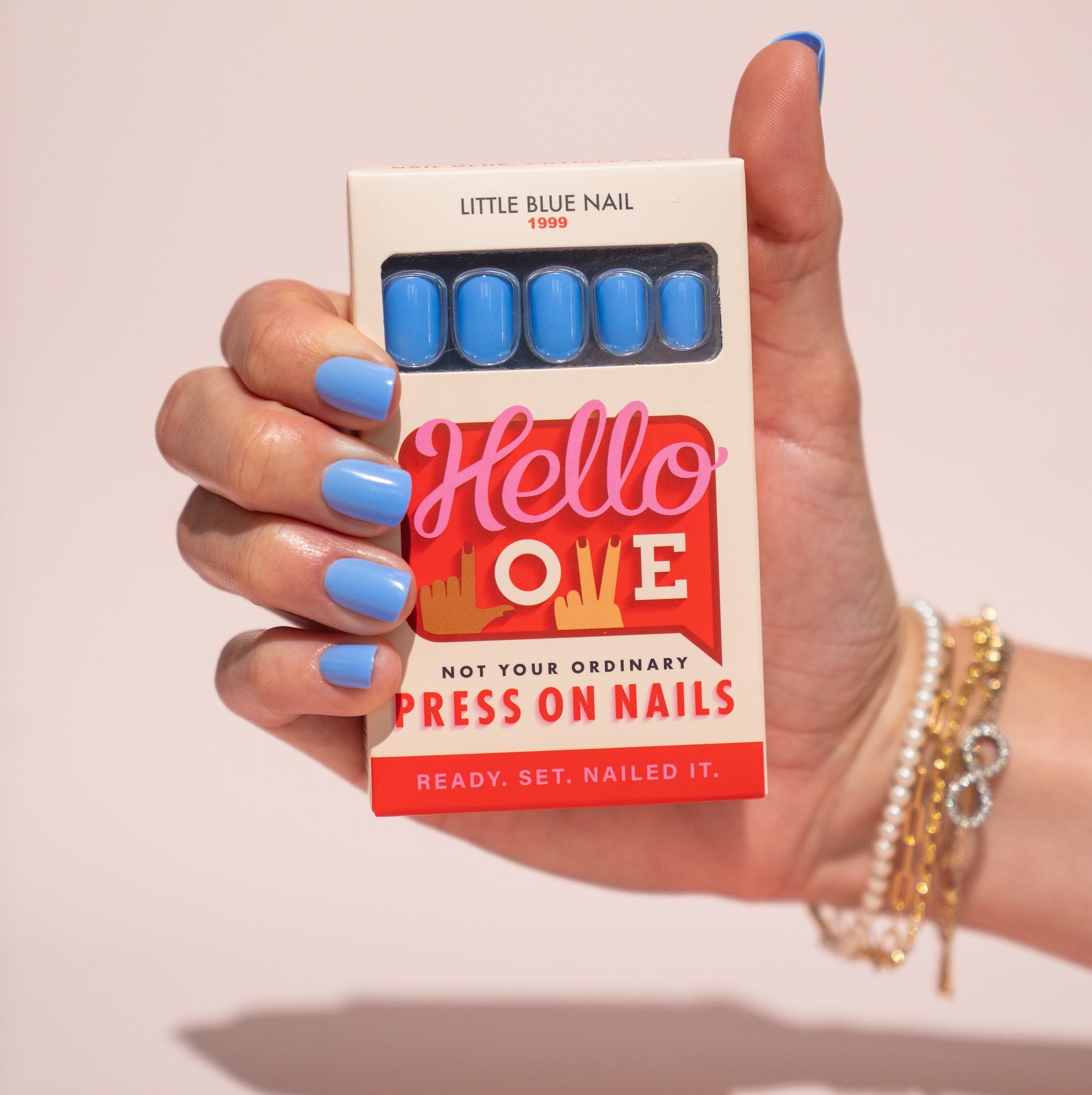 Blue Periwinkle Press-On Nails LBN