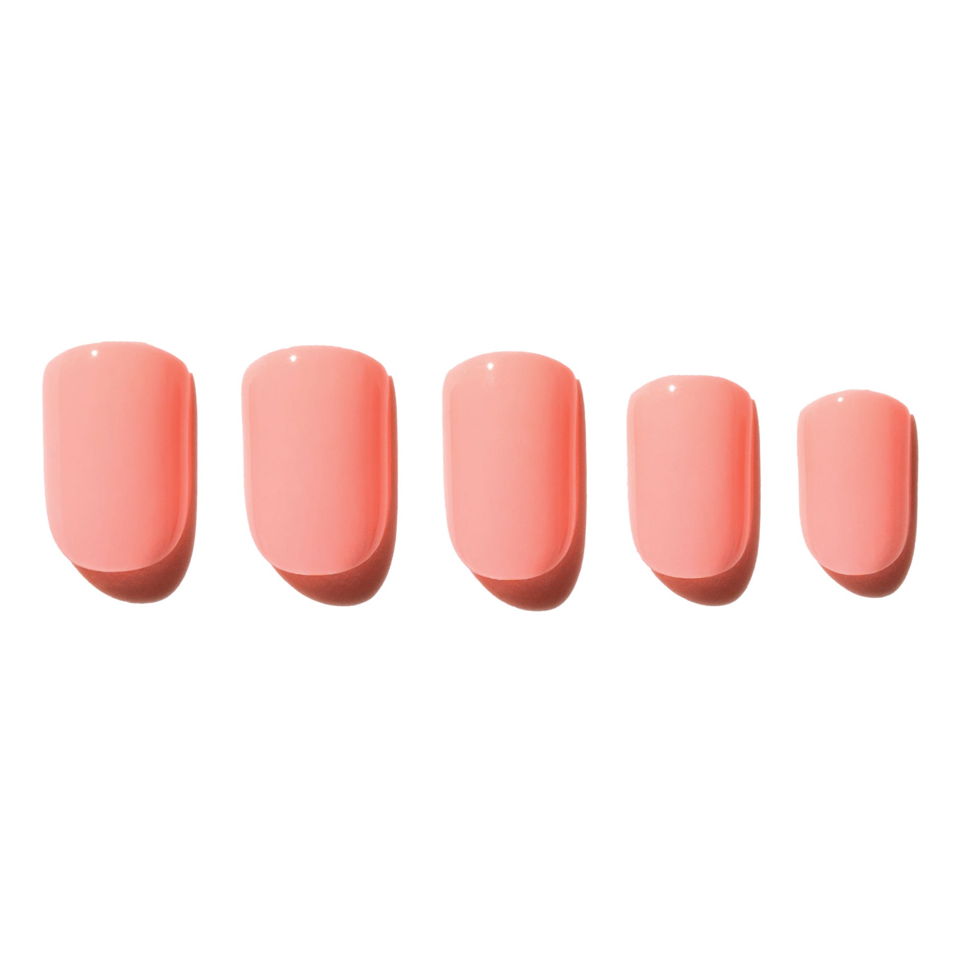Coral Pink Press-On Nails | Short | Square OEM