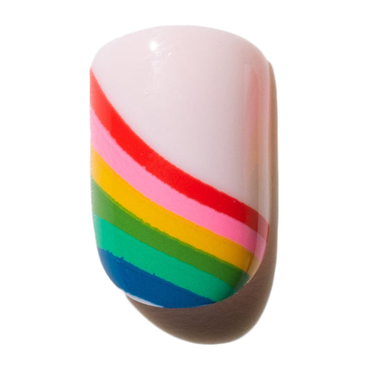 Hello Love Rainbow Press On Nail_AWF