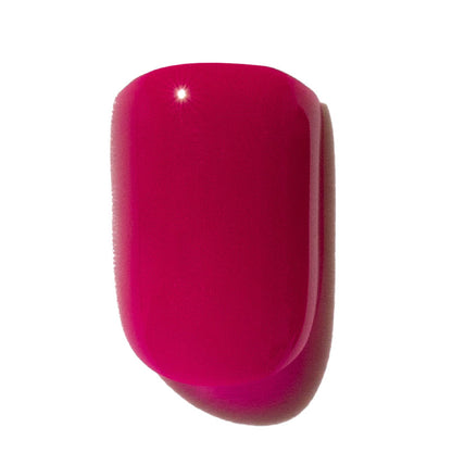 Pink press on nails on a white background