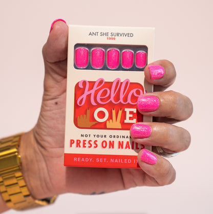Neon_Pink Press-On_Nails_Short_Square_ASS