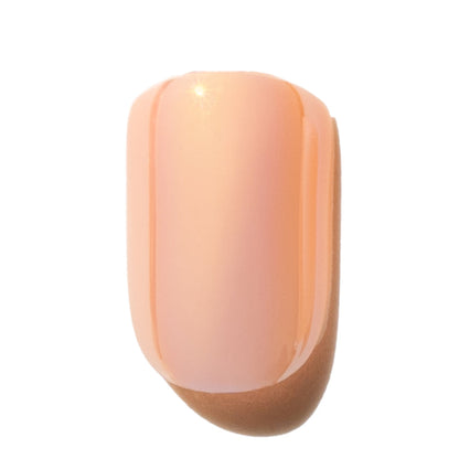 Peach Coral Iridescent Press-On Nails | Short | Square FAS