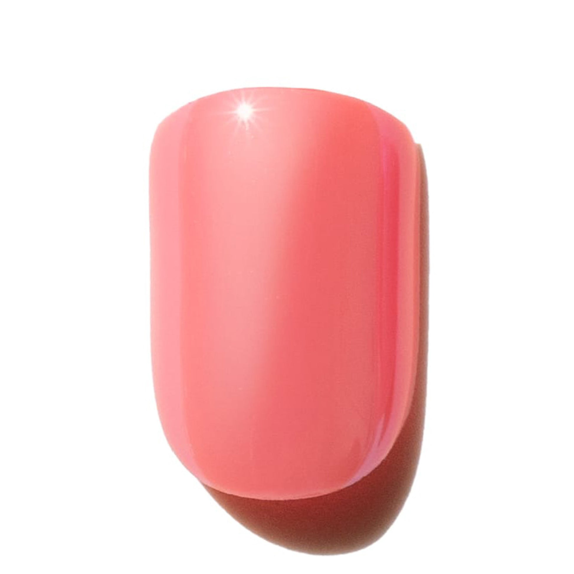 Sherbet pink press on nail WWB