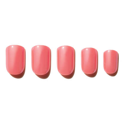 Sherbet pink press on nails WWB