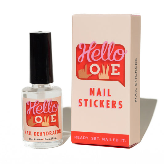 nail dehydrator and nail stickers for press on nails