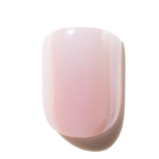 pink and white ombre press on nail LAS