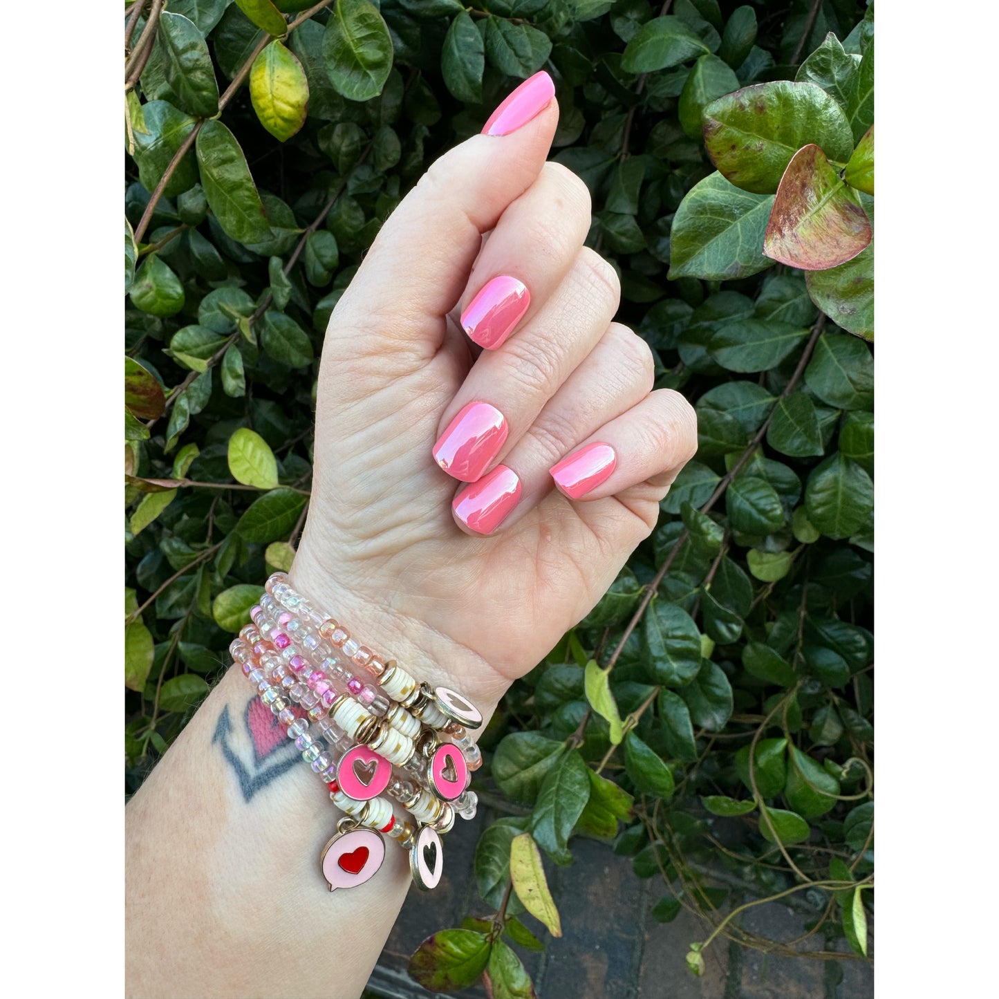 pink short press on nails WWB